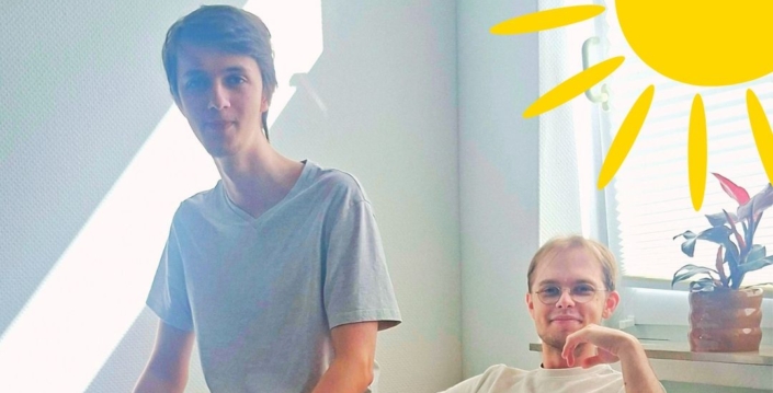 Mika Warstat und Fabian Weissbach